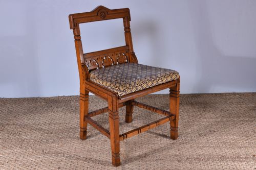 aesthetic movement chair - CATEGORY: ANTIQUE CHAIRS - DATED 19TH CENTURY