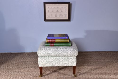 HOWARD SONS BRIDGEWATER ARMCHAIR WITH FOOTSTOOL - ADDITIONAL PHOTO 1