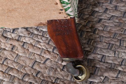 HOWARD SONS BRIDGEWATER ARMCHAIR WITH FOOTSTOOL - ADDITIONAL PHOTO 8