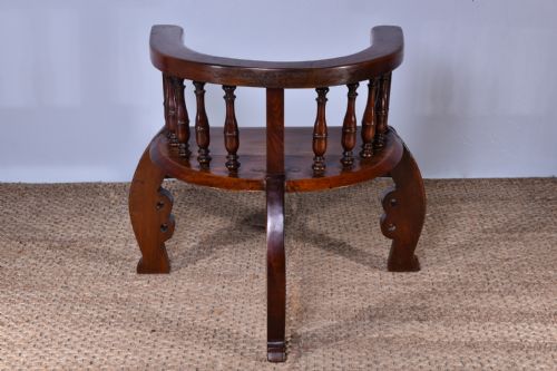 17TH CENTURY DUTCH WALNUT CAPTAINS CHAIR - ADDITIONAL PHOTO 11