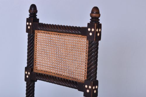 EBONISED SIDE CHAIR - ADDITIONAL PHOTO 3