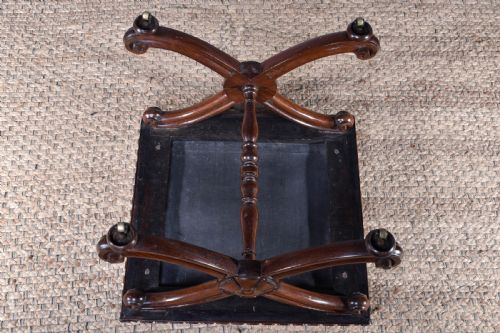 ROSEWOOD XFRAME STOOL - ADDITIONAL PHOTO 3