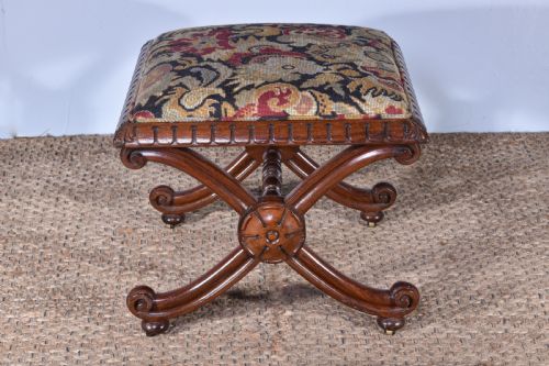 ROSEWOOD XFRAME STOOL - ADDITIONAL PHOTO 8