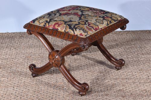 ROSEWOOD XFRAME STOOL - ADDITIONAL PHOTO 9