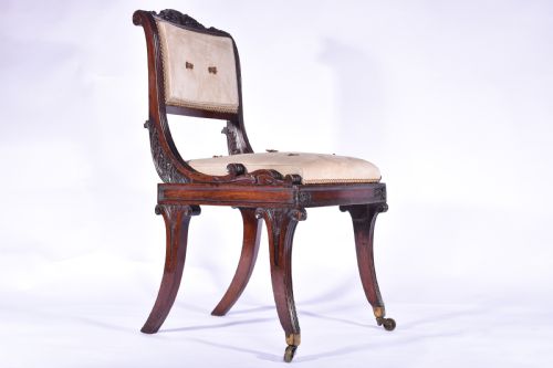 regency mahogany chair - CATEGORY: ANTIQUE CHAIRS - DATED REGENCY
