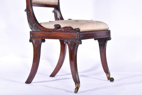 REGENCY MAHOGANY CHAIR - ADDITIONAL PHOTO 1