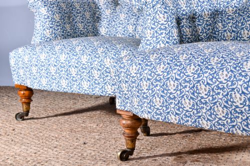 PAIR OF HOWARD SONS ARMCHAIRS - ADDITIONAL PHOTO 5