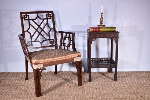 MAHOGANY COCKPEN ARMCHAIR - ADDITIONAL PHOTO 1