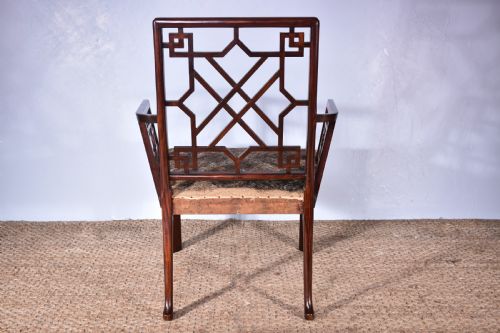 MAHOGANY COCKPEN ARMCHAIR - ADDITIONAL PHOTO 5