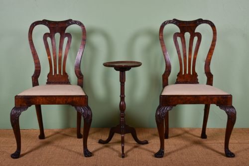 pair of george ii chairs - CATEGORY: ANTIQUE CHAIRS - DATED 18TH CENTURY