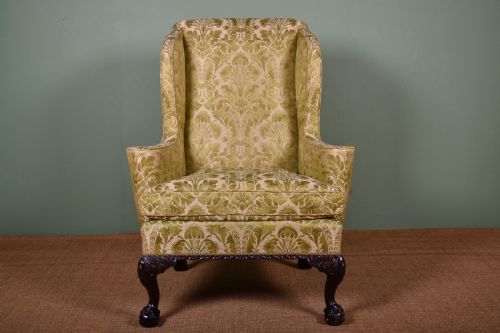 GEORGE III WING ARMCHAIR - ADDITIONAL PHOTO 1