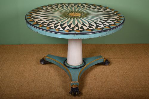 PAINTED BREAKFAST TABLE - ADDITIONAL PHOTO 5