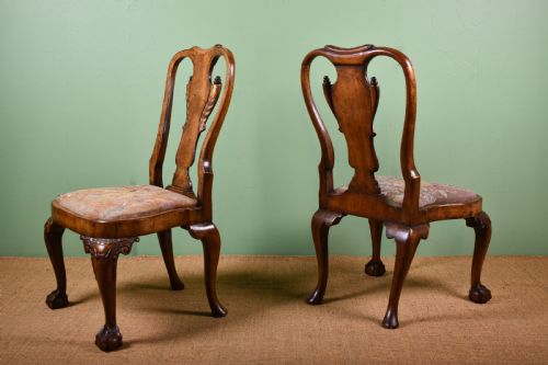 PAIR OF GEORGE II STYLE CHAIRS - ADDITIONAL PHOTO 2