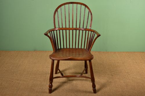 HOOP BACK WINDSOR ARMCHAIR - ADDITIONAL PHOTO 4