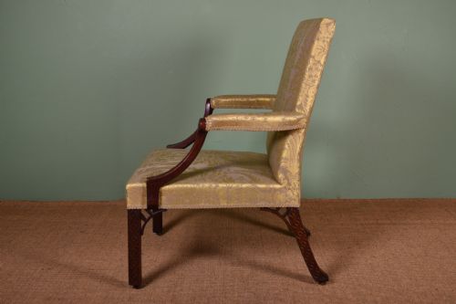 GEORGE III GAINSBOROUGH ARMCHAIR - ADDITIONAL PHOTO 2
