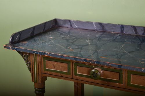 REGENCY PAINTED SIDE TABLE - ADDITIONAL PHOTO 1