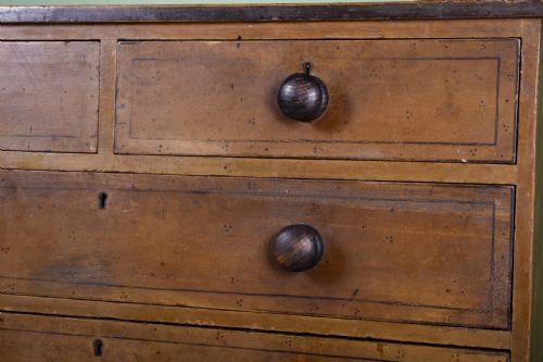 REGENCY FAUX BAMBOO CHEST OF DRAWERS - ADDITIONAL PHOTO 1