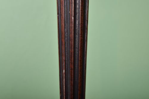 A LARGE GEORGIAN CARVED MAHOGANY TABLE LAMP - ADDITIONAL PHOTO 2