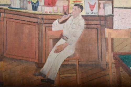 DUTCH SCHOOL OIL ON CANVAS PAINTING - ADDITIONAL PHOTO 3
