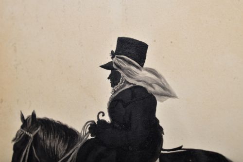 WATERCOLOUR SILHOUETTE OF MARY WINTER - ADDITIONAL PHOTO 3