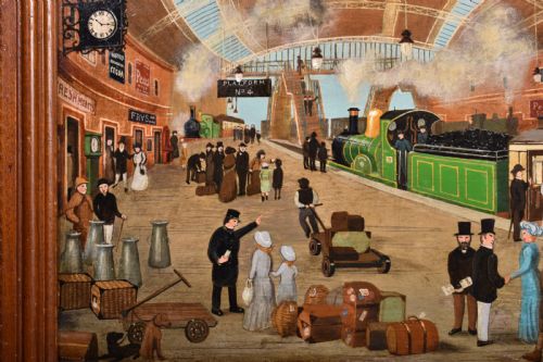NAIVE TEMPLE MEADS PAINTING - ADDITIONAL PHOTO 2