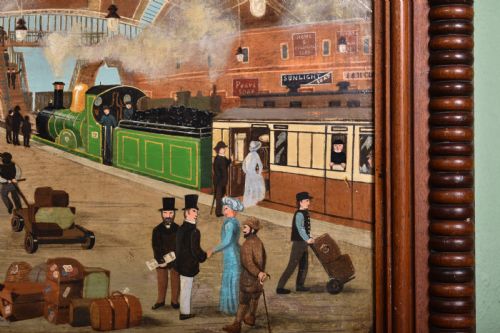 NAIVE TEMPLE MEADS PAINTING - ADDITIONAL PHOTO 3