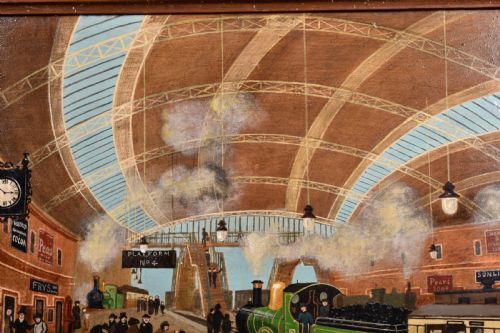 NAIVE TEMPLE MEADS PAINTING - ADDITIONAL PHOTO 4
