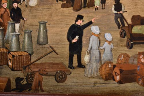 NAIVE TEMPLE MEADS PAINTING - ADDITIONAL PHOTO 5
