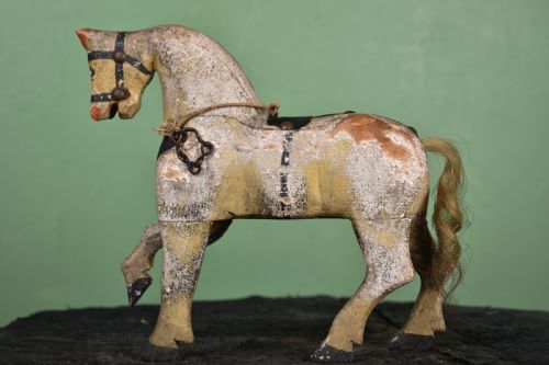FOLK ART HORSE TOY - ADDITIONAL PHOTO 2