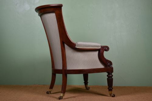 GEORGE IV BERGRE ARMCHAIR - ADDITIONAL PHOTO 3