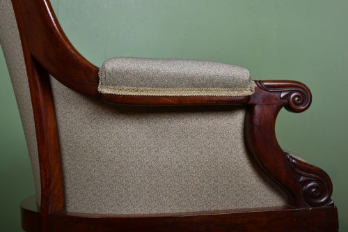 GEORGE IV BERGRE ARMCHAIR - ADDITIONAL PHOTO 4
