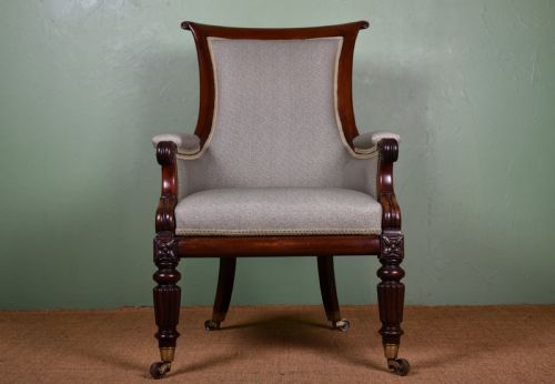GEORGE IV BERGRE ARMCHAIR - ADDITIONAL PHOTO 6