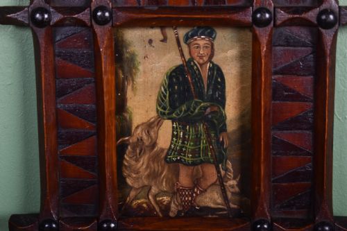 NAIVE SHEPARD OIL ON BOARD - ADDITIONAL PHOTO 2