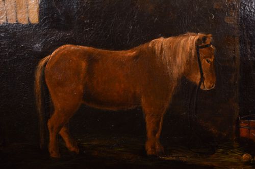 NAIVE SHETLAND OIL ON CANVAS - ADDITIONAL PHOTO 1