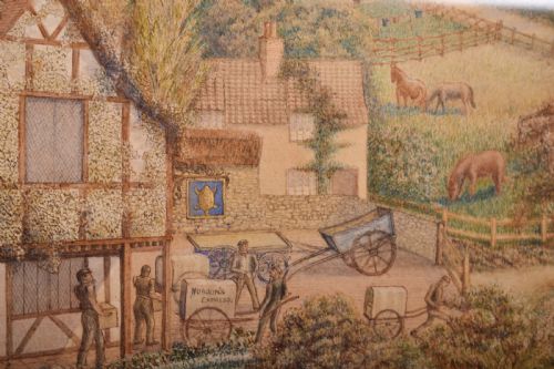 BREWERY WATERCOLOUR ON BOARD - ADDITIONAL PHOTO 4