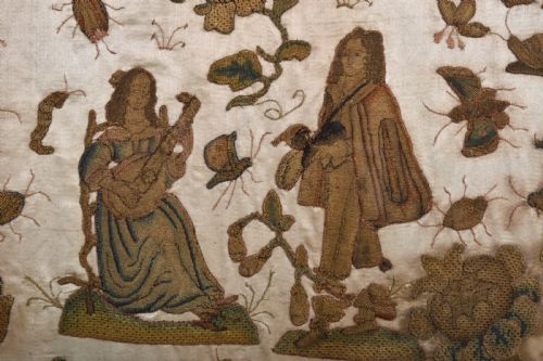 STUMPWORK SAMPLER - ADDITIONAL PHOTO 1