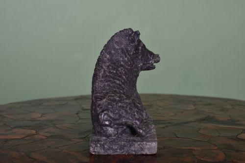 SERPENTINE STONE UFFIZI BOAR - ADDITIONAL PHOTO 2