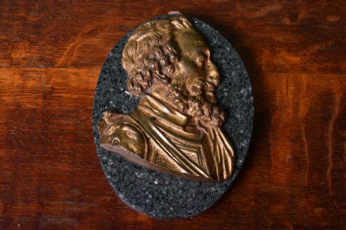 bronze relief of henry iv of france - CATEGORY: ANTIQUE METAL - DATED 18TH CENTURY