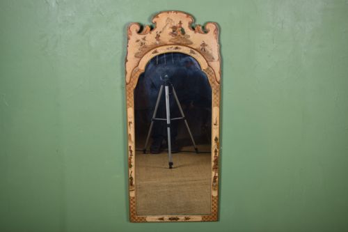 cream chinoiserie mirror - CATEGORY: ANTIQUE MIRRORS - DATED 19TH CENTURY