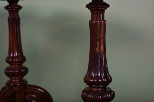PAIR OF WILLIAM IV ROSEWOOD TABLES - ADDITIONAL PHOTO 2