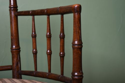 GEORGE III FAUXBAMBOO ARMCHAIR - ADDITIONAL PHOTO 2