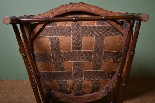 GEORGE III FAUXBAMBOO ARMCHAIR - ADDITIONAL PHOTO 7