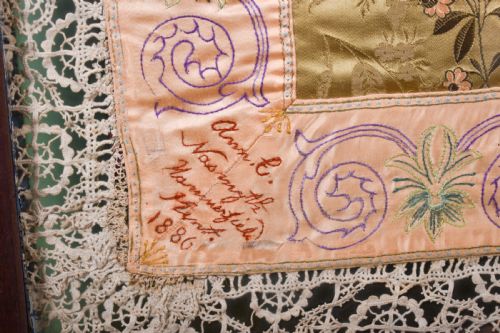 LARGE SILK PATCHWORK FOR HAMMERFIELD HOUSE - ADDITIONAL PHOTO 1