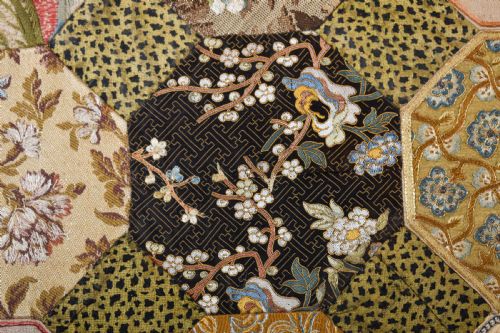 LARGE SILK PATCHWORK FOR HAMMERFIELD HOUSE - ADDITIONAL PHOTO 6