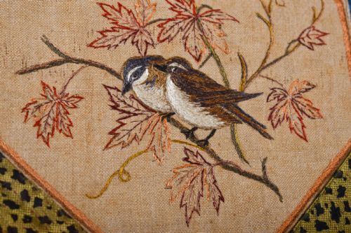 LARGE SILK PATCHWORK FOR HAMMERFIELD HOUSE - ADDITIONAL PHOTO 7