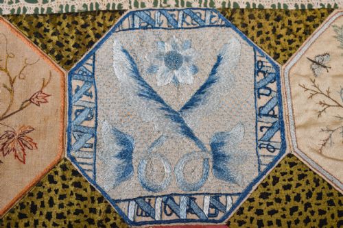 LARGE SILK PATCHWORK FOR HAMMERFIELD HOUSE - ADDITIONAL PHOTO 10