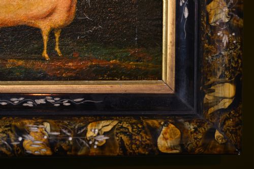 NAIVE PAINTING OF A SHEEP - ADDITIONAL PHOTO 3