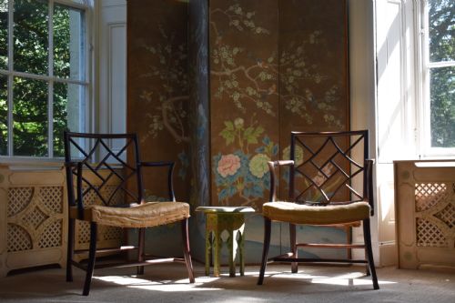 pair of 'cockpen' armchairs - CATEGORY: ANTIQUE CHAIRS - DATED 1930