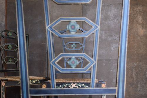 SET OF FOUR GEORGE III PAINTED CHAIRS - ADDITIONAL PHOTO 3