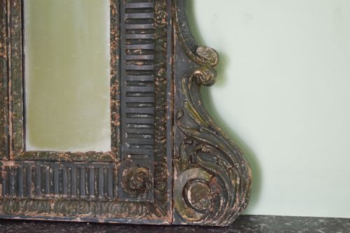 GEORGE II PAINTED OVERMANTEL MIRROR - ADDITIONAL PHOTO 1